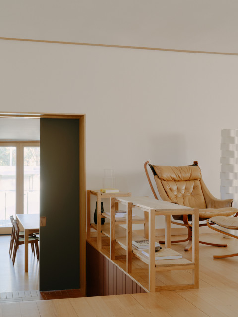 Ivanhoe House contemporary-dining-room