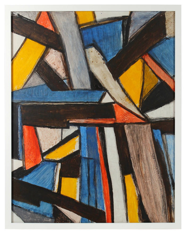 Cool Geometric Abstract, 1940-50s