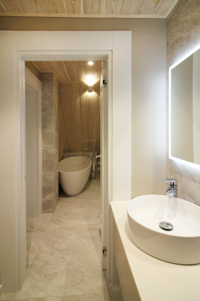 Срубовой коттедж в Рощино