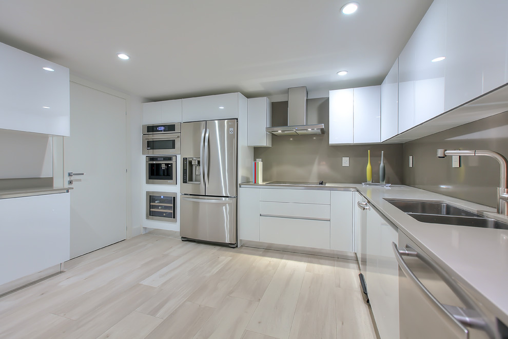 Kitchen - transitional kitchen idea in Miami