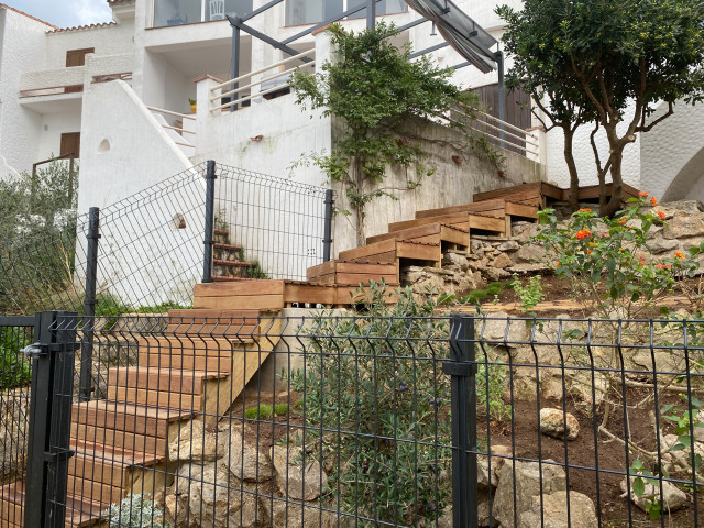 Jardin vue mer coastal-deck
