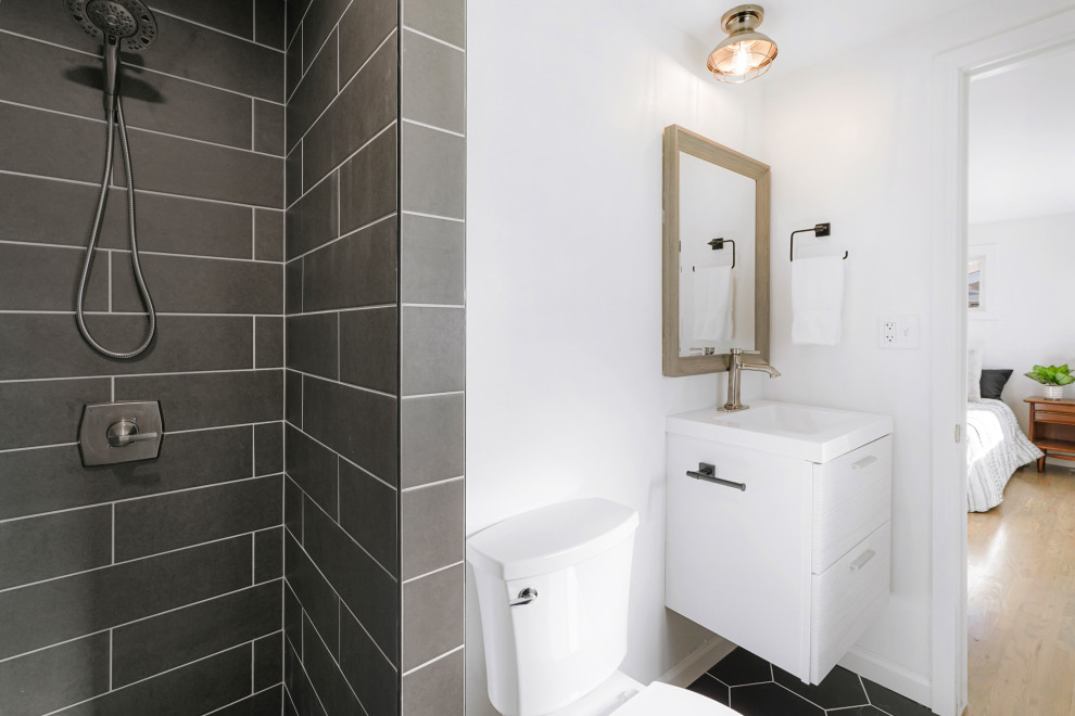 Powder room - powder room idea in Denver