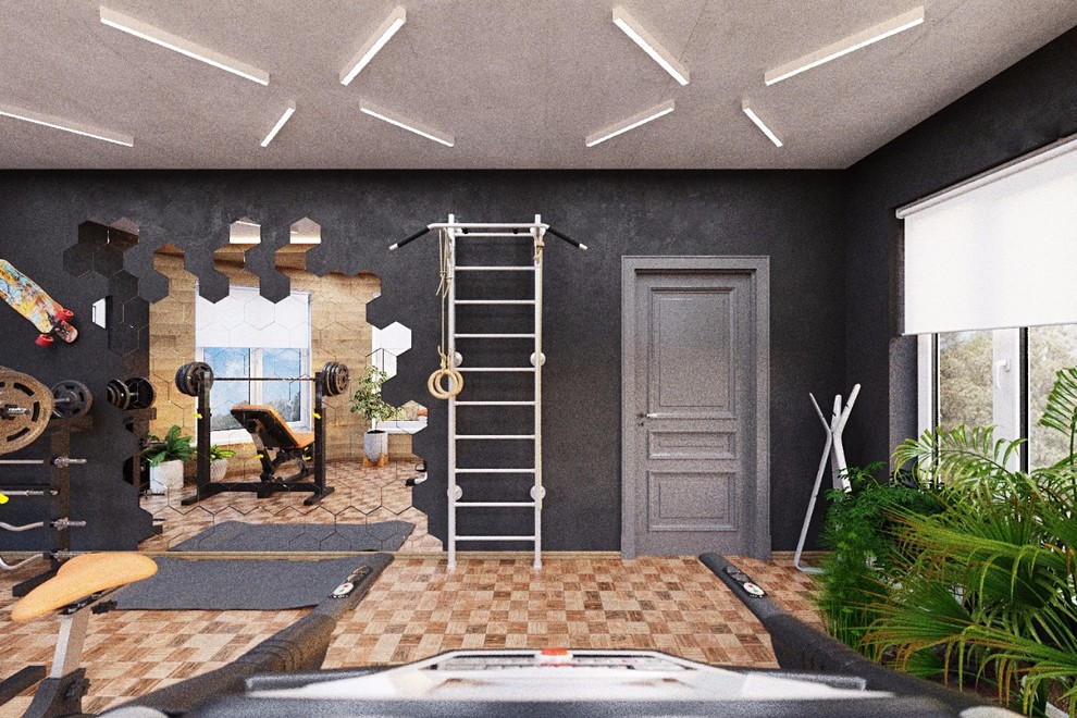 327 Дизайн проект частного дома в стиле Loft