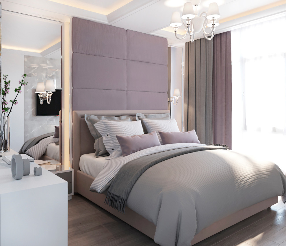 Дизайн проект квартиры 55 м2 в стиле "Неоклассика".