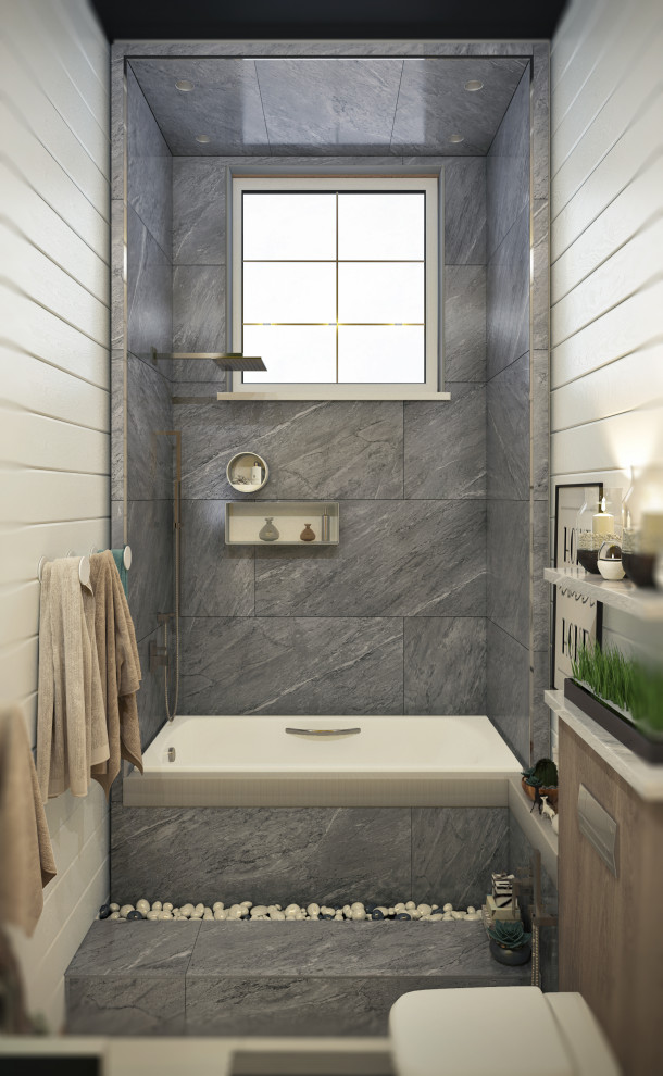 Дизайн проект интерьера в деревяном доме