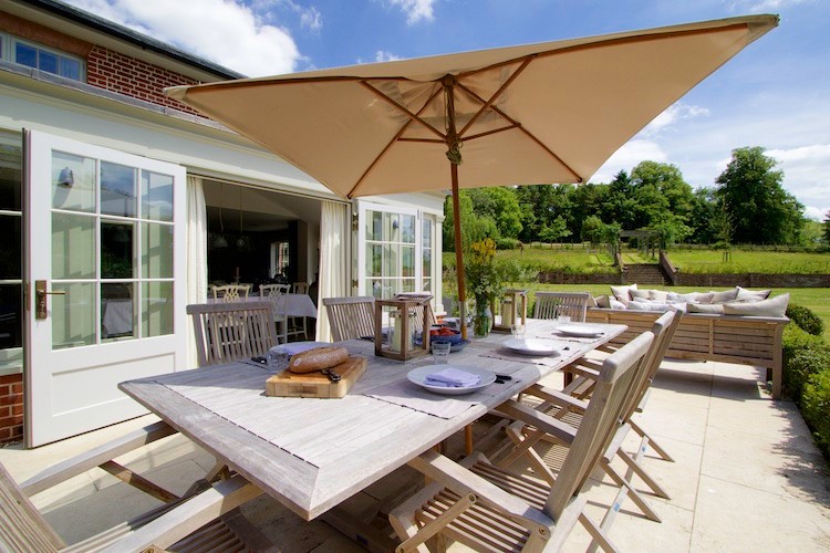 This is an example of a country terrace in Dorset.