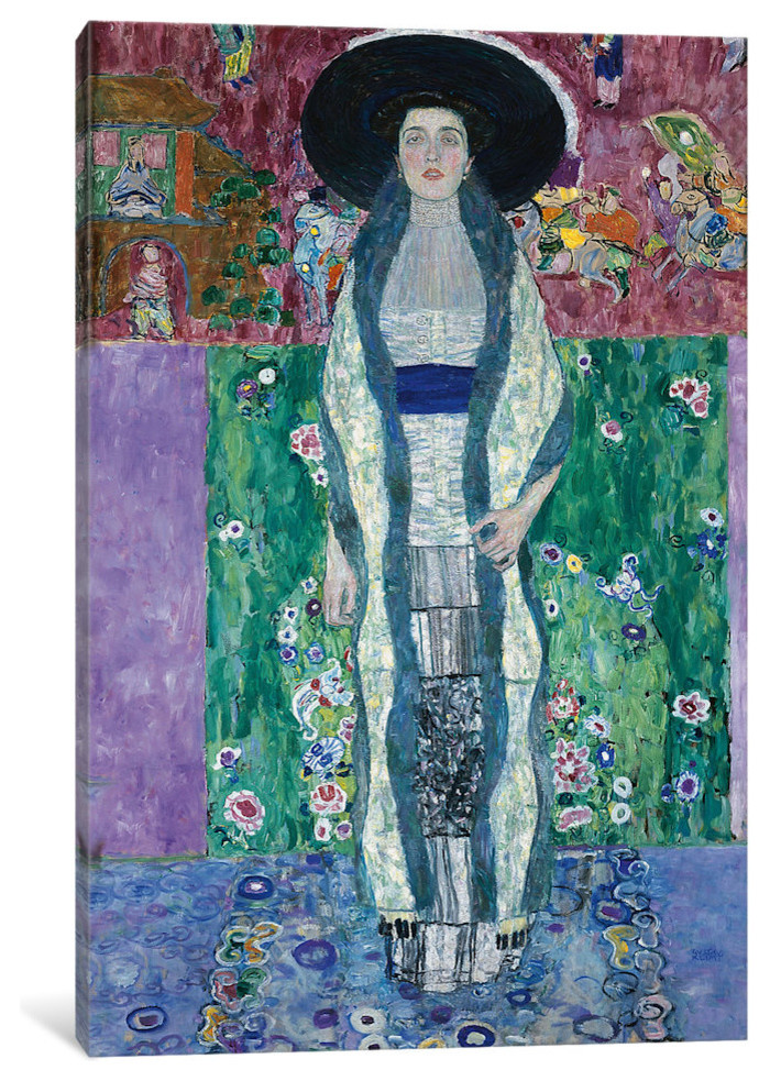 "Portrait of Adele Bloch-Bauer II, 1912 " by Gustav Klimt, 18x12x1.5"
