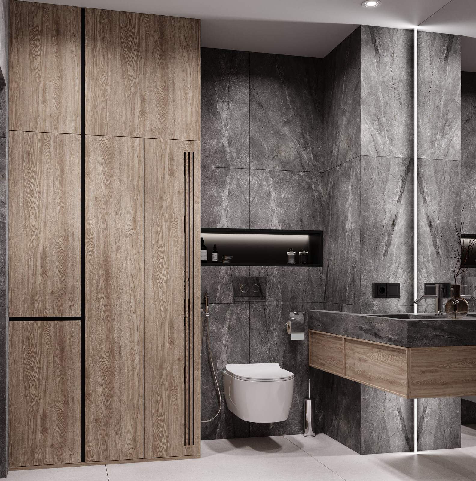 Квартира в ЖК Челюскинцев в минимализме