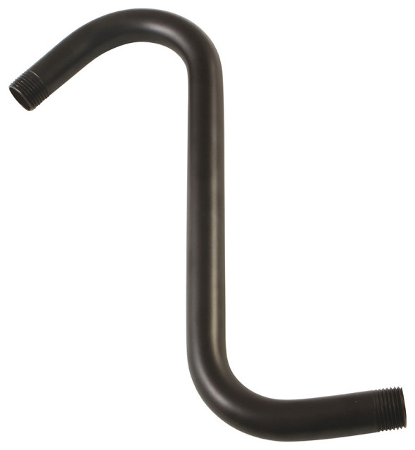 Showerscape 10" S-Shape Shower Arm, Oil Rubbed Bronze