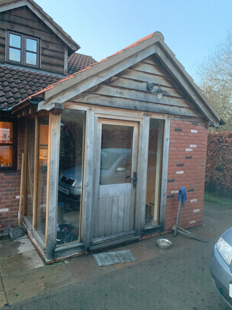 Porch Overhang Before