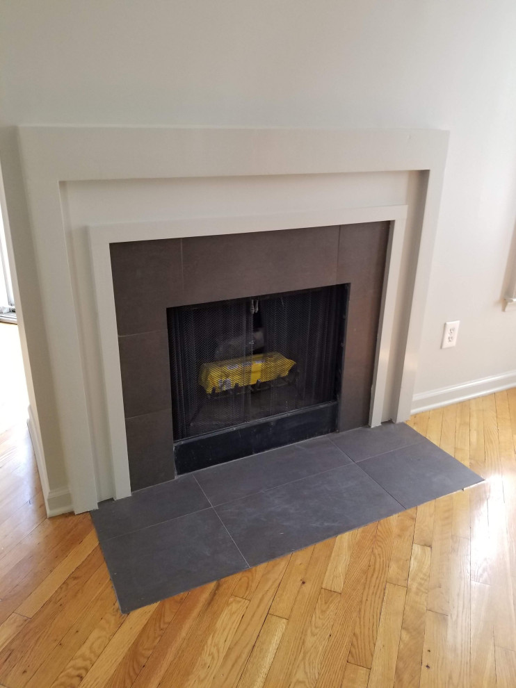 Contemporary Kitchen, Fireplace & Staircase Remodel