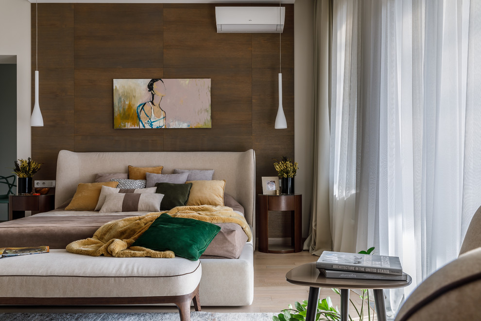 Интерьер частного дома с яркими акцентами