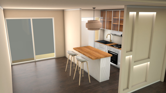 Cocina de concepto abierto modern-kueche