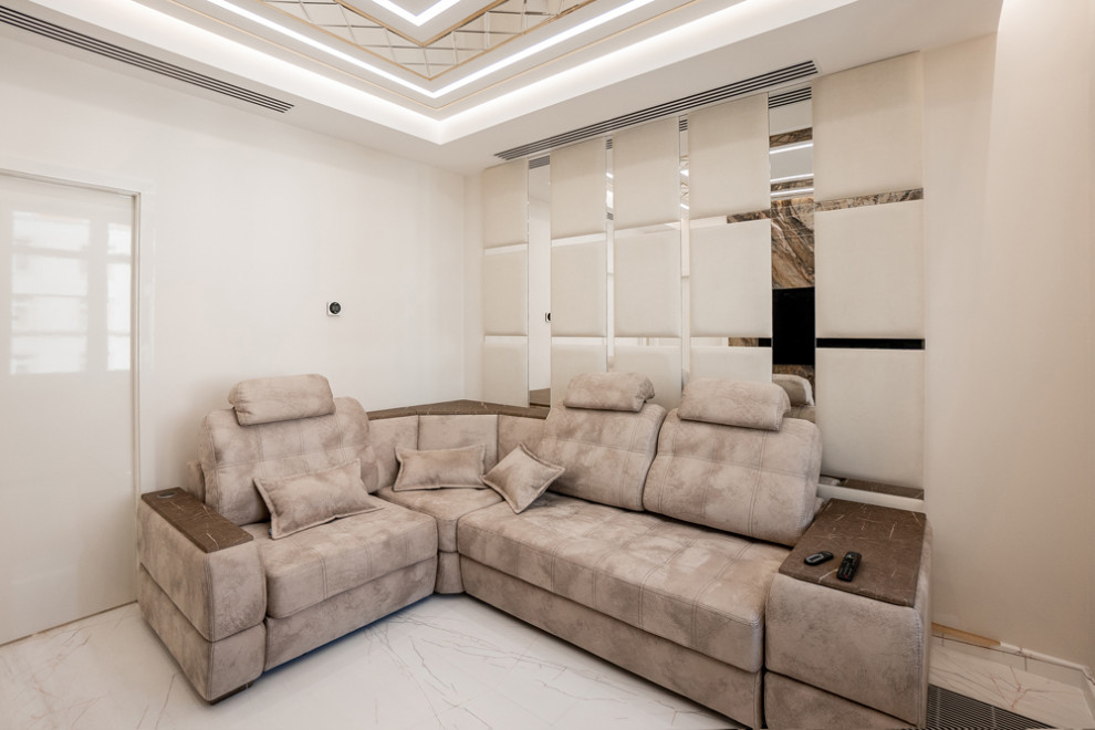 Ремонт квартиры в ЖК "Рассказово", 68 кв.м. в стиле ар-деко