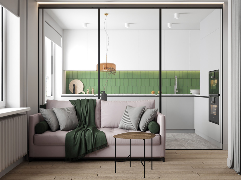 Дизайн интерьера квартиры в современном стиле площадью 47 м2