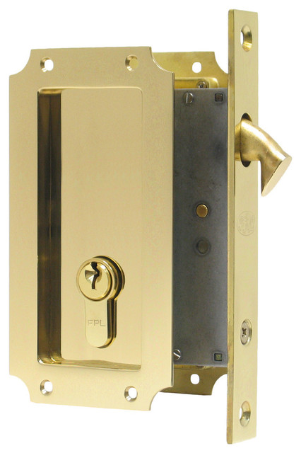 Fpl Manor Pocket Lock Double Keyed Traditional Door Fpl Manor Pocket Lock Double Keyed Antique Brass