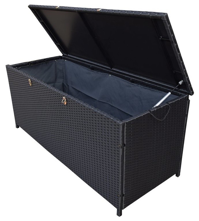 Storage Desk Box Modern Deck Boxes And Storage by AMT Home Decor