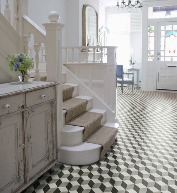 Encaustic Tiles sekelskiftes-entre