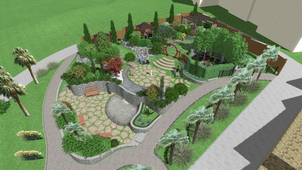 Общественная территория частной гостинницы