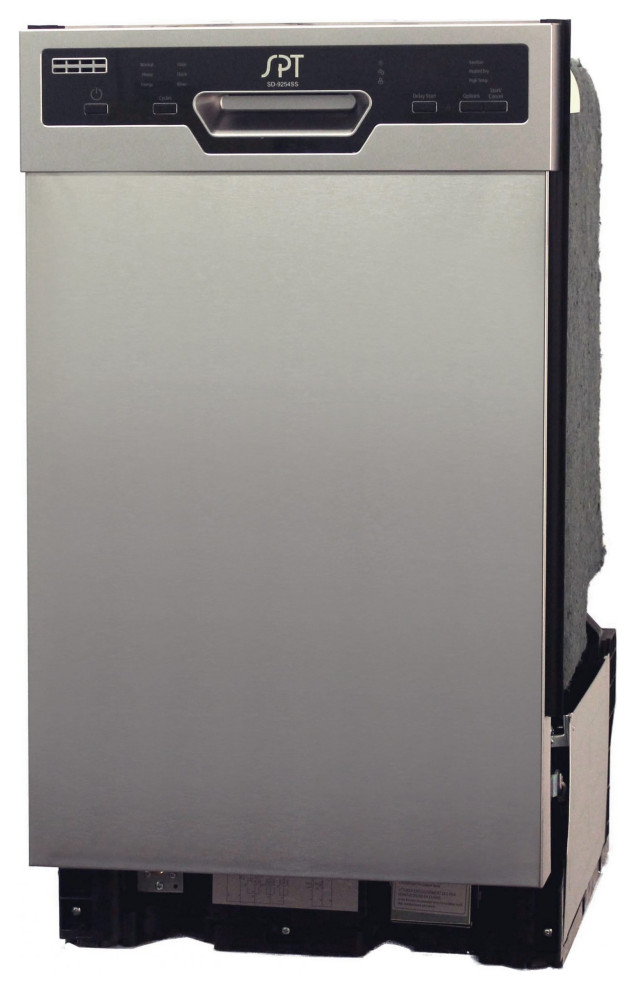 Energy Star 18" BuiltIn Dishwasher With Heated Drying Stainless