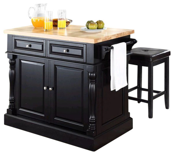 Butcher Block Top Kitchen Island 24 Black Upholstered Square Butcher Block Top Kitchen Island 24