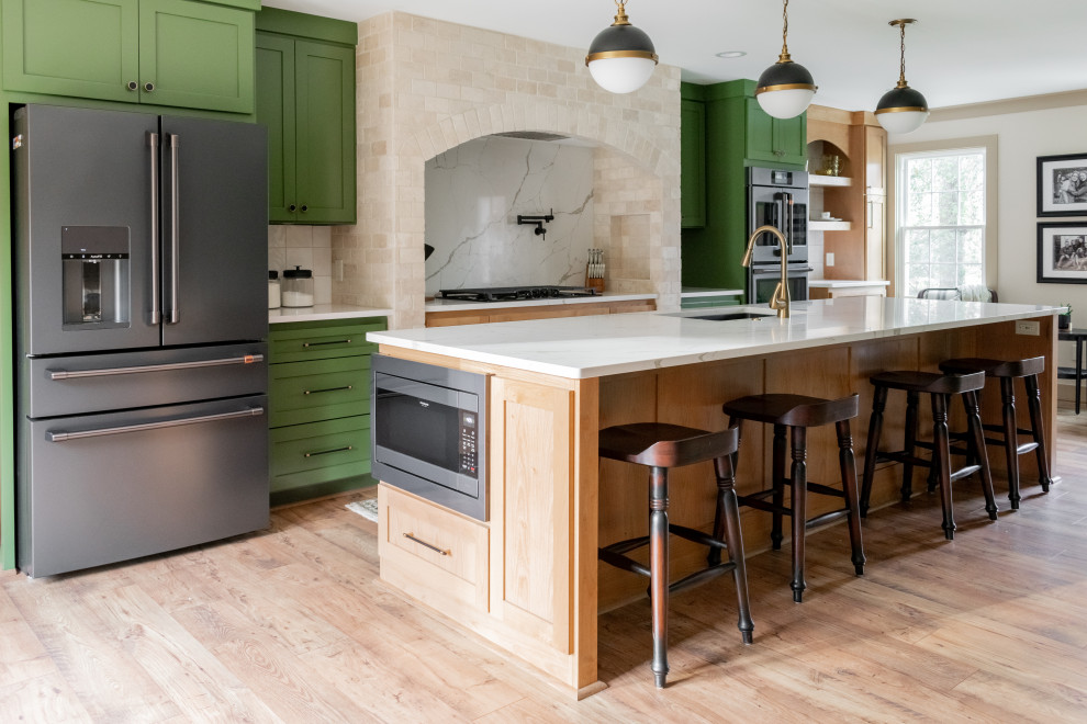 Transitional kitchen photo in Other