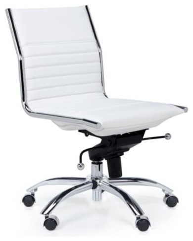 Malcolm Armless Chair - White