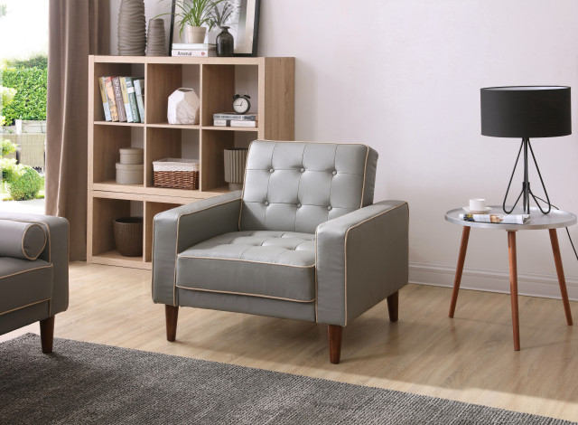 Sleeper Chairs By Glory Furniture, Faux Leather Loveseat Sleeper Sofa