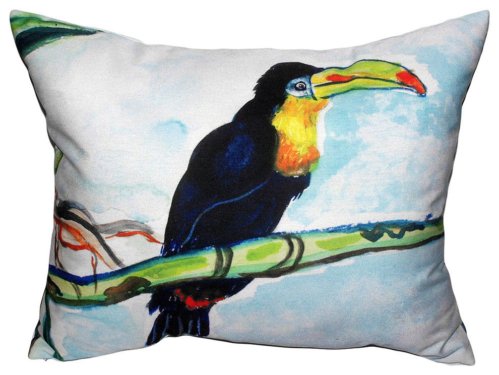 Toucan Small Indoor/Outdoor Pillow 11x14 - Set of Two