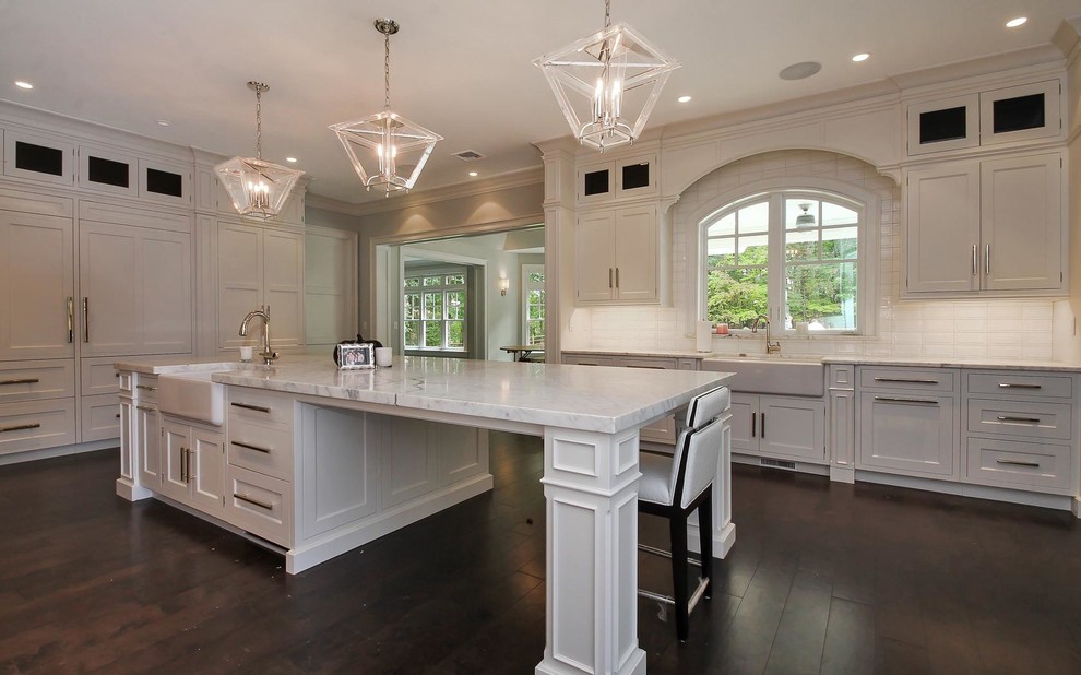 White Dutch Farm House Colonial In Franklin Lakes NJ