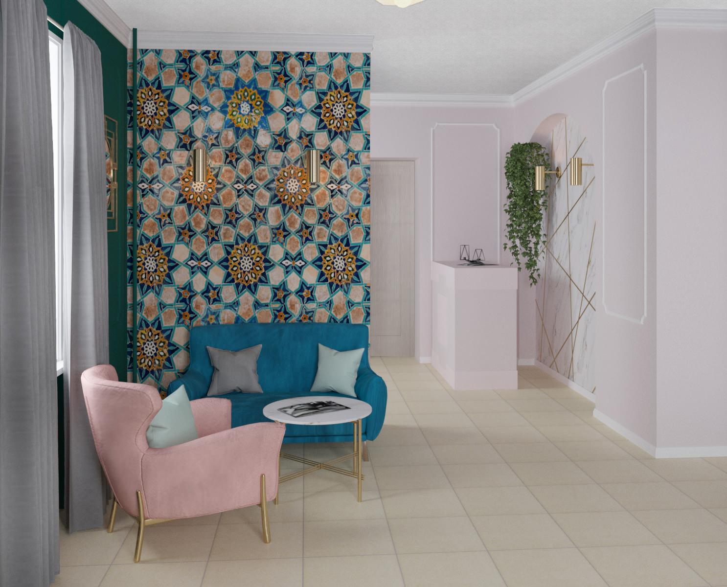 Дизайн интерьера салона красоты AK.Beauty