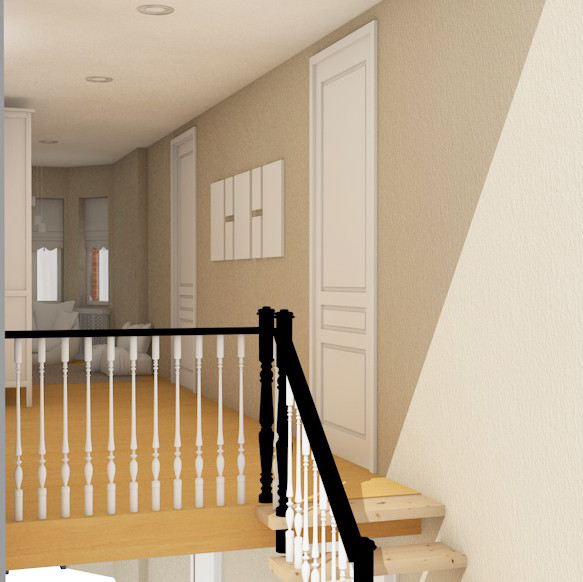 Загородный дом Ромашкино коллажи и объемы