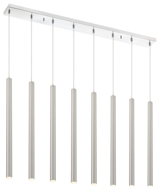 Linear Pendant Light Chrome: Modern Illumination for Contemporary Spaces
