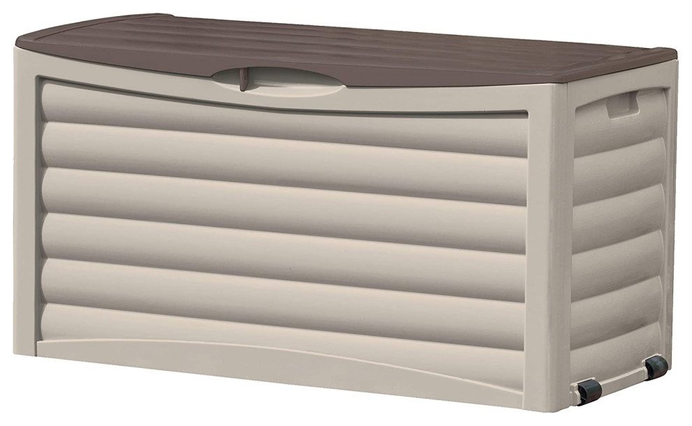 83gallon Waterproof Outdoor Storage Container, Store Items Patio and