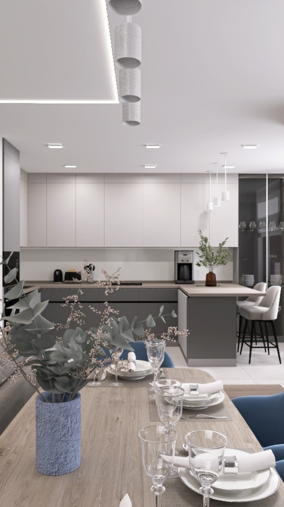 Дизайн-проект четырехкомнатной квартиры 110 кв.м.