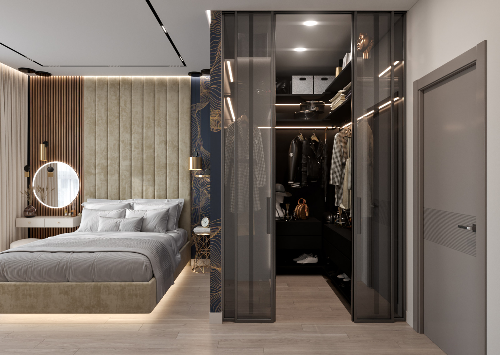 Проект квартиры 75 кв.м. 2020г.