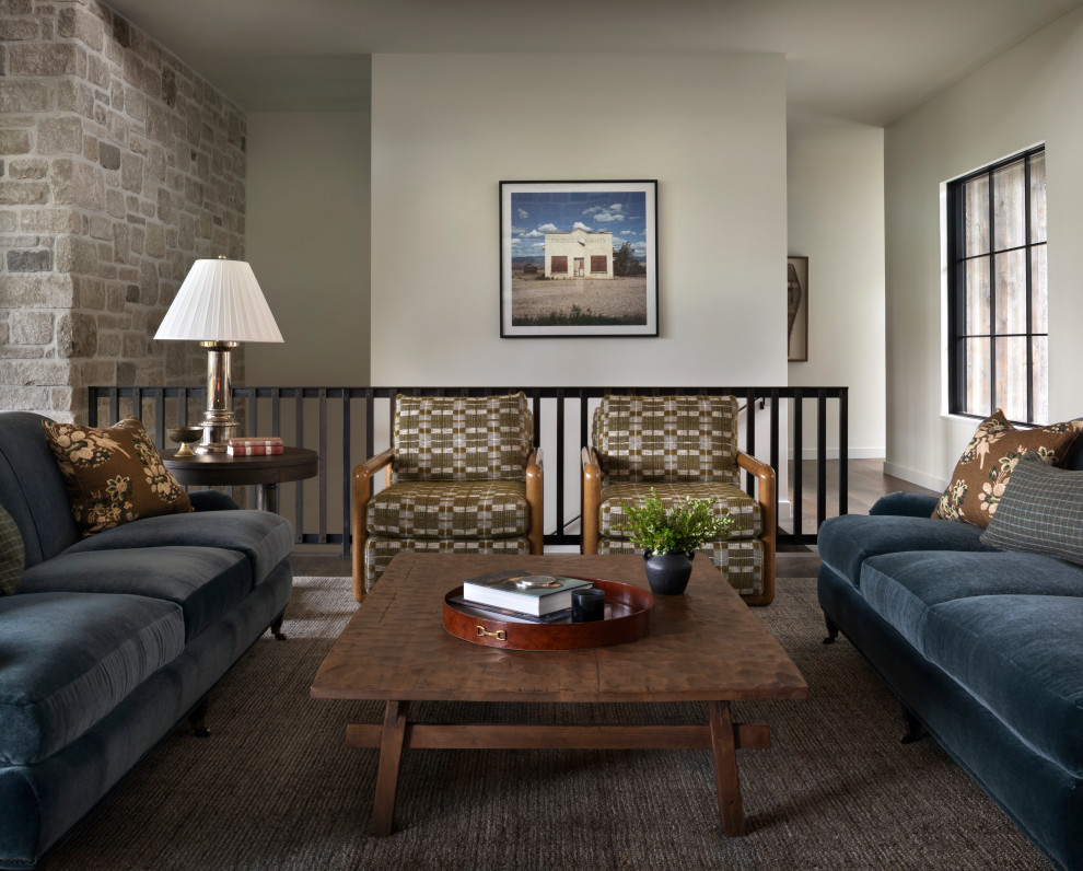 Hawk's Nest - Rustic - Living Room - Los Angeles - by Hive Home