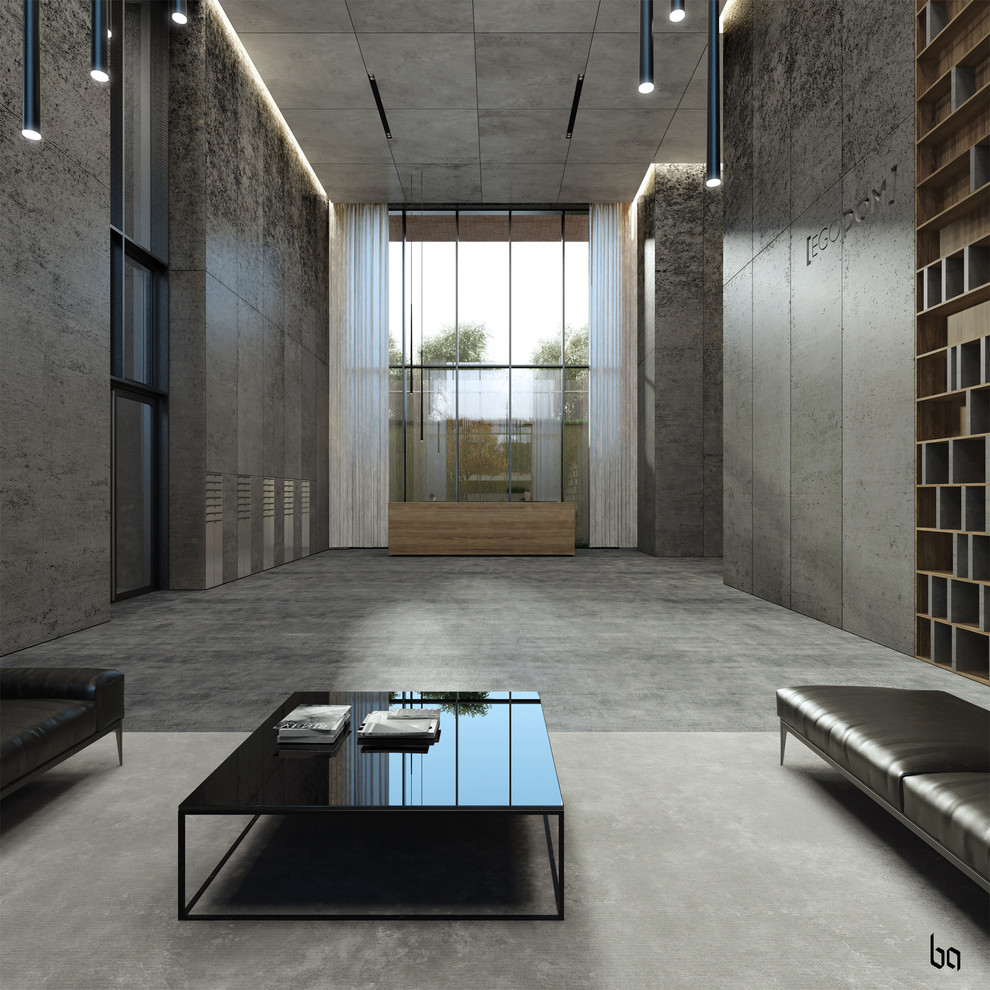 Дизайн-проект интерьеров вестибюлей в ЖК "EGODOM"