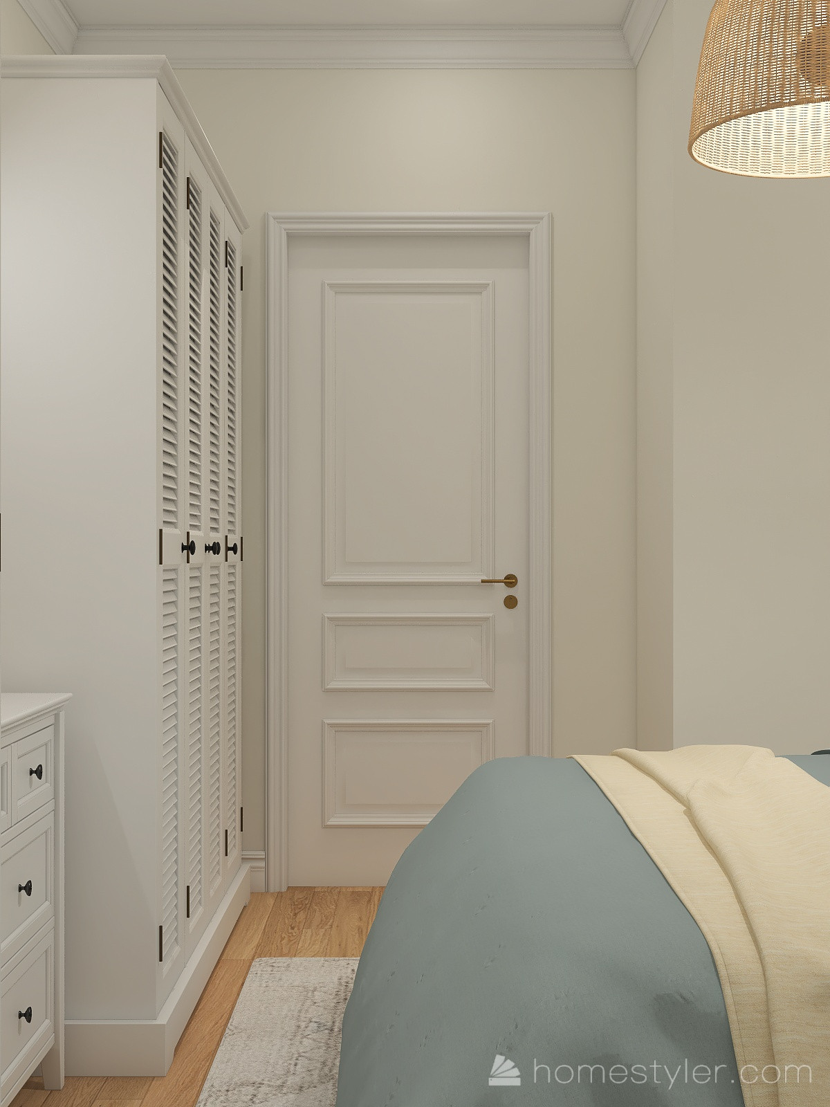 спальня в средиземноморском стиле