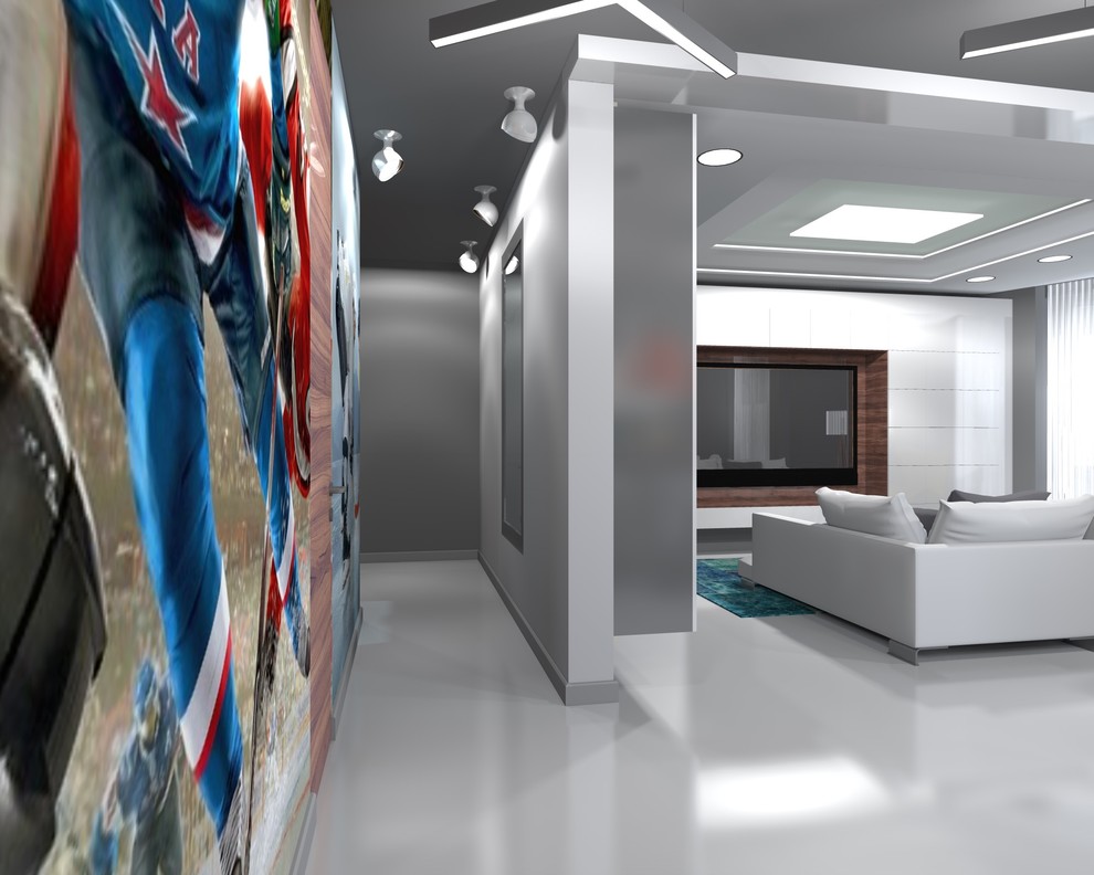 Коридор-гостиная