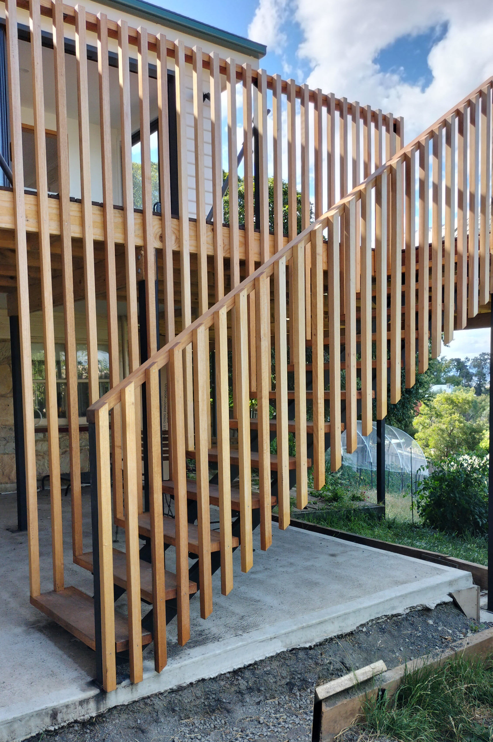 Moonah house deck
