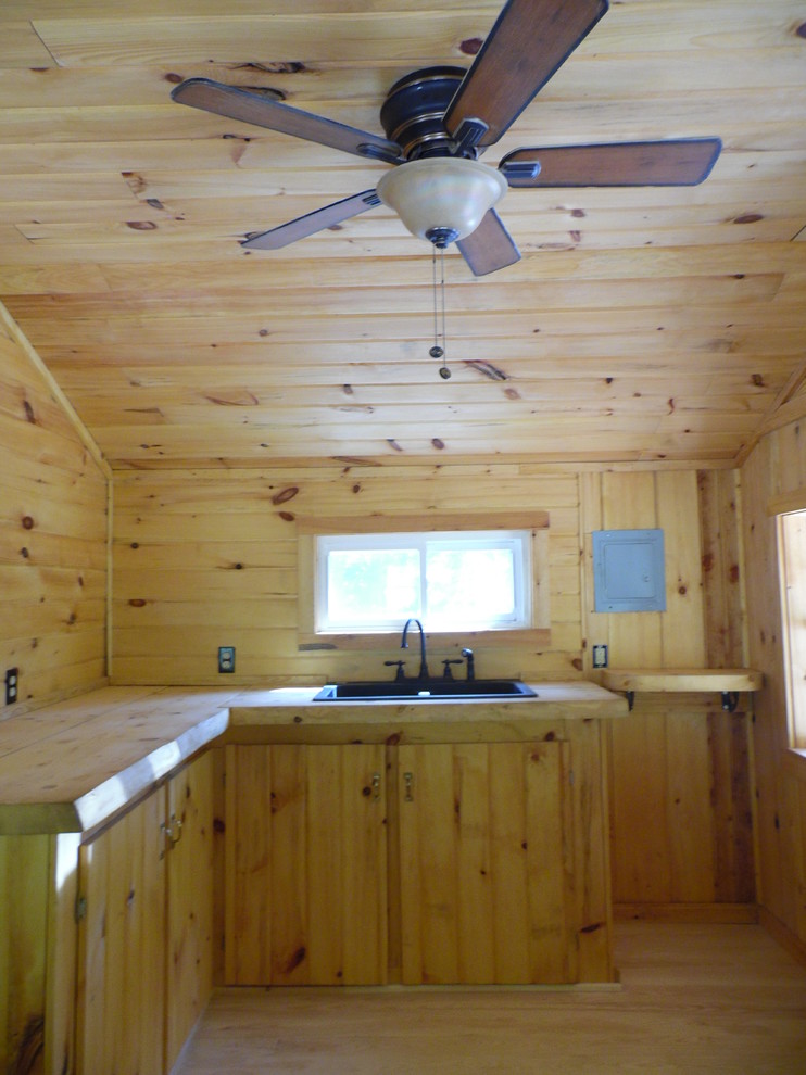 Hunting Cabin - Rustic - Kitchen - New York - by ...
