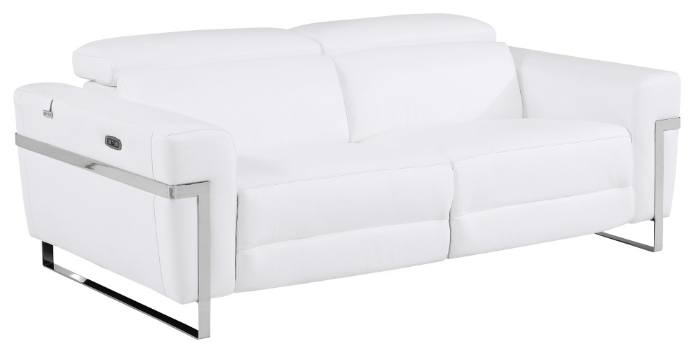 Prato Genuine Italian Leather Modern Sofa Contemporary Sofas by