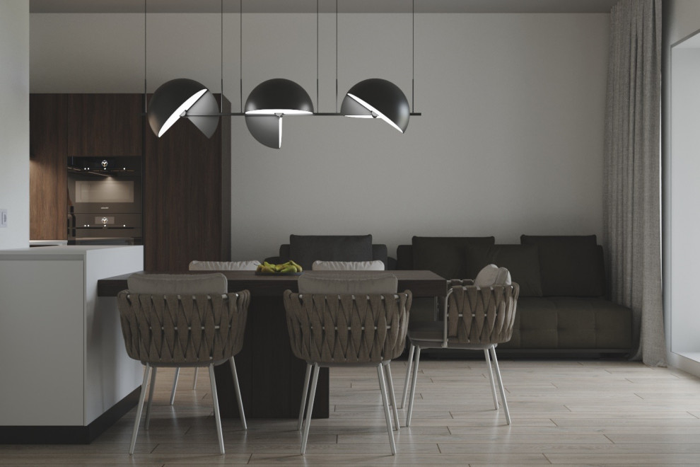 гостиная-кухня