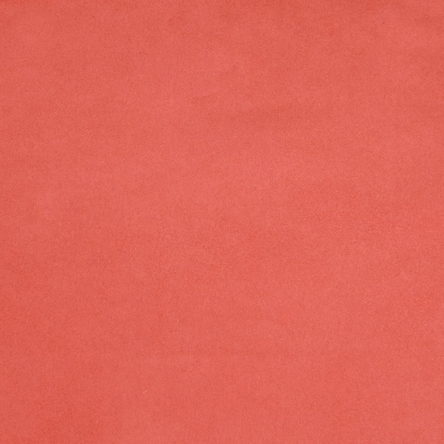 Coral Pink Solid Suede Upholstery Fabric