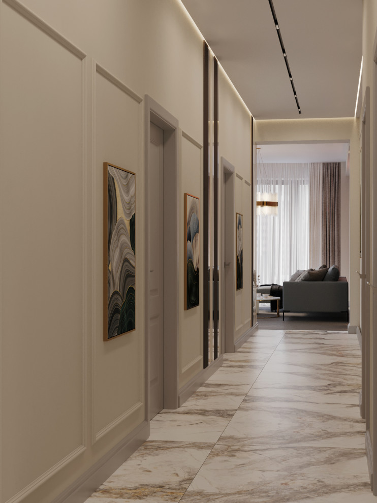 Современный проект квартиры 116 м² для семейной пары