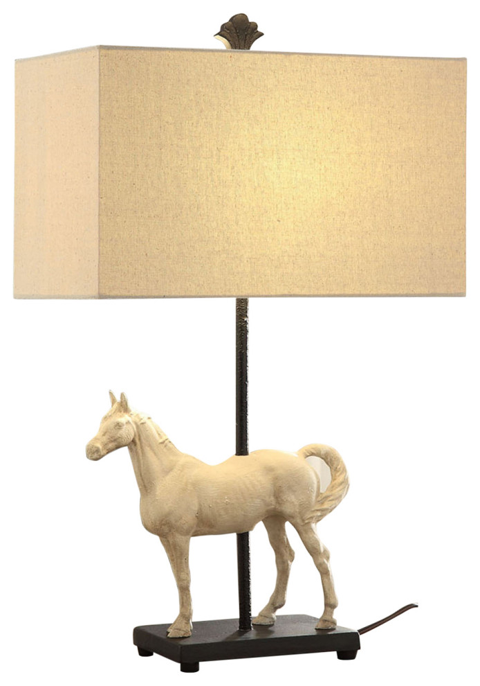 Chase Table Lamp, White