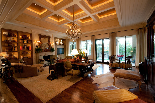 Elegant mediterraneo-soggiorno