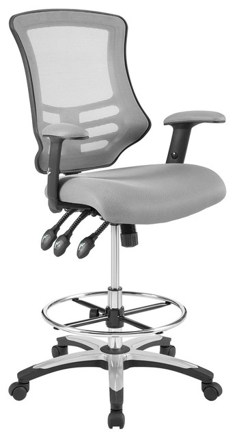 Calibrate Mesh Drafting Chair Contemporary Office Chairs By