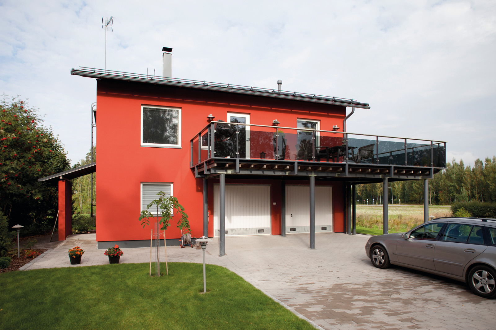 Экстерьер. Покрашенные объекты